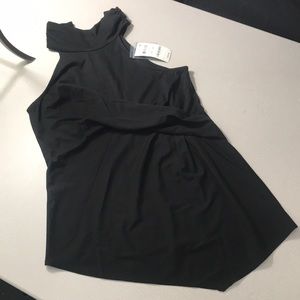 INC Petite Small black tank top NEW